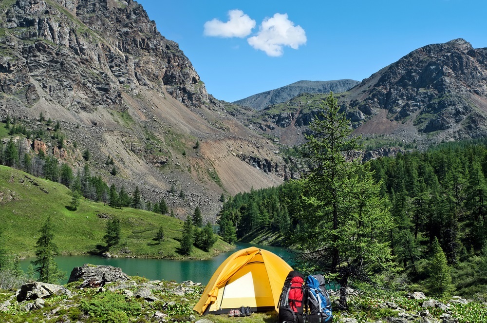 Camping in Jasper, Alberta