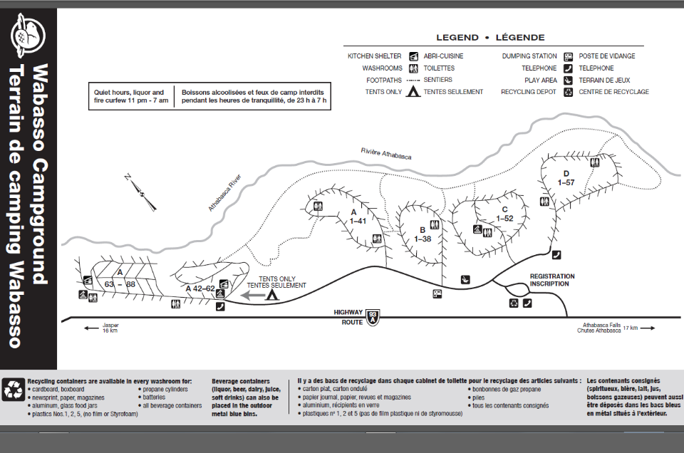 Wabasso Campground Map